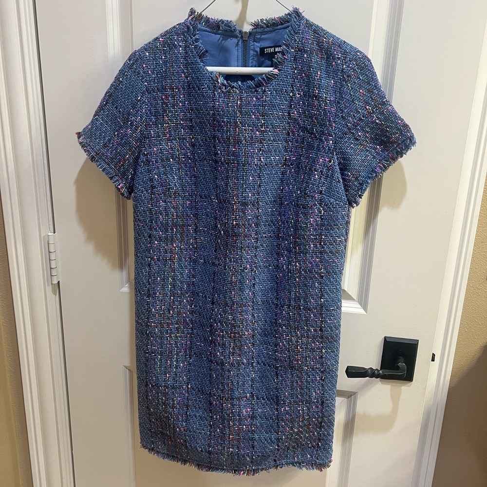 Steve Madden Multicolor Tweed Dress